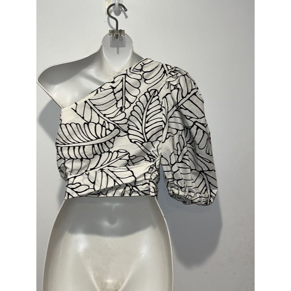 Fe Noel X Target Sketch Palm Leaf Print Wrap Tie … - image 5